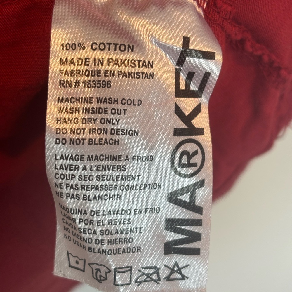 Chinatown Market Men's Red and Purple Short Sleeve Tee 181 - sale! - Picture 4 of 4